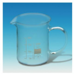 Vārglāzes ar snīpi un rokturi, zemā forma