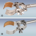 Turētāji ar platām skavām ar korķa starpliku