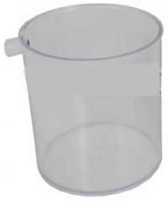 Pārplūdes trauks, plast.