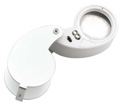 Palielināmais stikls ar apgaismojumu, 25 mm, 40х