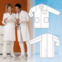 Sieviešu un viriešu halāts UNISEX