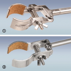 Turētāji ar platām skavām ar korķa starpliku
