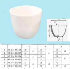  Porcelāna Tīģeli zema forma