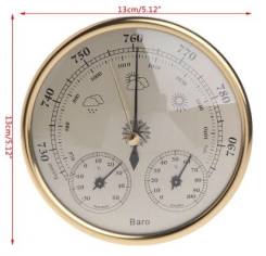 Daudzfunkcionāls temperatūras, mitruma,spiediena barometrs