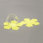 Dodekaedrs ar izklājumu, šķautne 45 mm